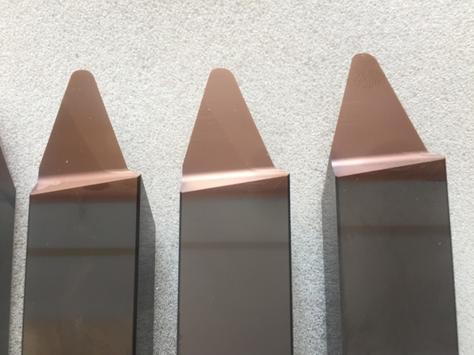 Cuchilla de cortador del carburo de tres caras para el corte del engranaje cónico de la fábrica de China
